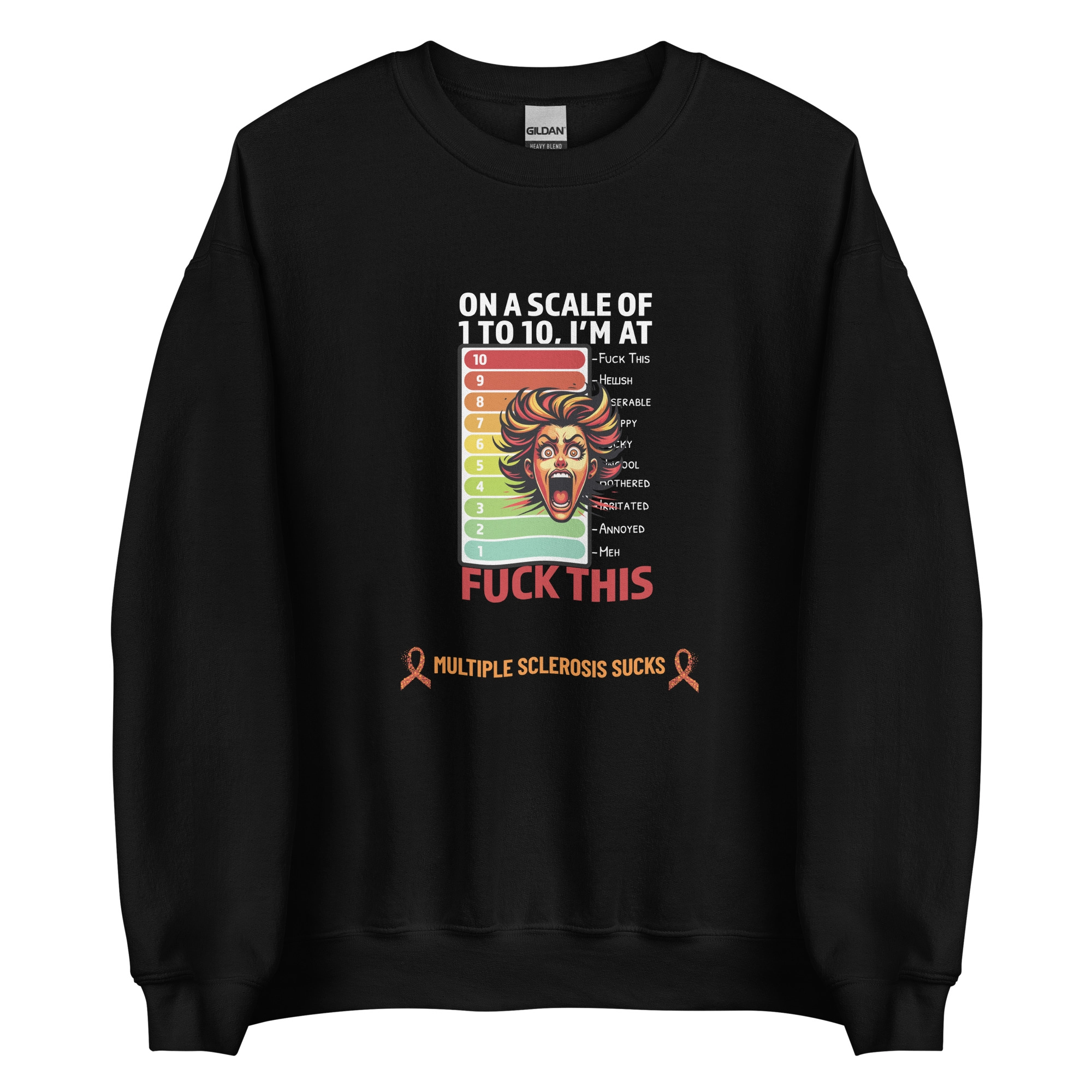 On A Scale 1-10, Fuck This - SweatshirtS